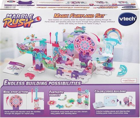 VTech Marble Rush Magic Fairyland Playset with Electronic Ferris Wheel in Kuwait