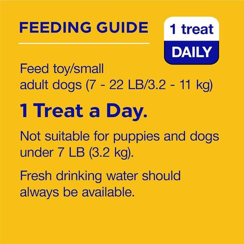 Pedigree Dentastix Dual Flavor Small Breed Dog Treats, Bacon & Chicken, 17.78 oz. Bag (84 Treats) in Kuwait