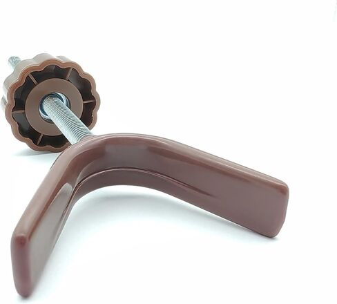 محول Baby Gate Banister محول Y-Spindle-M8 (8 ملم) للضغط على بوابات سلامة الأطفال ذات الضغط والحيوانات الأليفة مع مسامير ومسامير طويلة على الجدار الطويل قضيب ومسامير (Y-GREY-2) in Kuwait