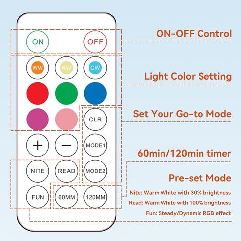 Neporal MagicGlow Rechargeable Light Bulbs with Remote, 3 Hue Shift + Stepless Dimmable Battery Powered Light Bulbs, USB Rechargeable, A19 Standard Size Emergency LED Light Bulbs, 15W, Up to 24 Hours in Kuwait