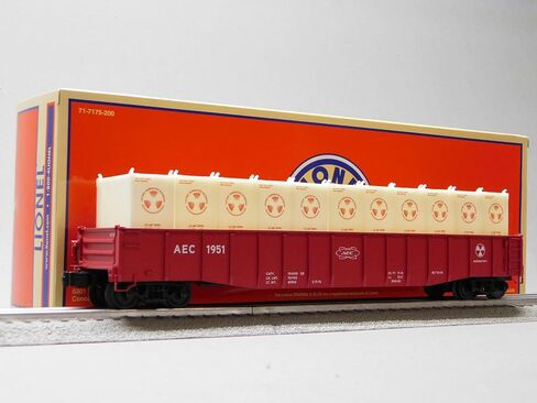 Lionel AEC PS-5 Gondola W/CANNISTERS #1951 O Gauge Train CAR 2526570 in Saudi Arabia