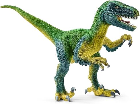 الديناصورات Velociraptor لعبة البلاستيك الأزرق والأخضر in Kuwait