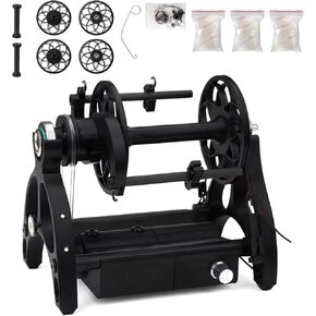 Electric Spinning Wheel, 12V Yarn Wrapping Machine with Speed Control and Forward/Reverse for Yarn Weaving and Mixed Roving Process in Saudi Arabia