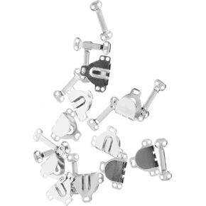 VALICLUD 10sets Sewing Hooks and Eyes Closure Pants Hooks Fasteners for Clothing Repair in Kuwait
