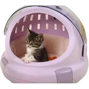 Cat Space Capsule Nest Box Box Pet Case Flight Case Case Portable Bag Simple and Treasable (Beige) in Kuwait