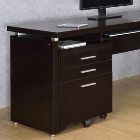 Maximize Efficiency with Cappuccino 3-Drawer File Cabinet, Ample Storage Space, Elegant Design for Office or Studio in Kuwait