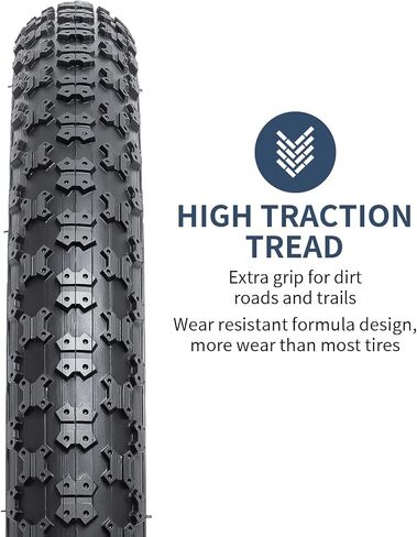 YUNSCM 20" Bike Tires 20x2.125/57-406 and 20" Bike Tubes Schrader Valve with 2 Rim Strips Compatible with 20x1.95 20x2.0 20x2.10 20x2.125 20x2.20 20x2.25 Bike Bicycle Tires and Tubes (Y-1150) in Saudi Arabia