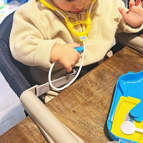 Toddler Doctor Kit - 12 قطعة وحمل Carry - Dr Pretend Play Toys Medical Toys ، تم تعيين أطباء الأطفال على 3-5 6-8 سنوات من العمر (Blue) in Kuwait