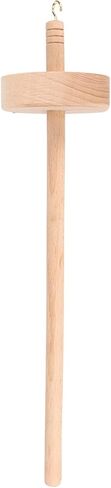 Yarn Making Spindle Fade Comfortable Hand Feel DIY Wooden Yarn Spinner Drop Spindle for Knitting Weaving Crochet Crafts Beech Wood 1 Piece in Saudi Arabia