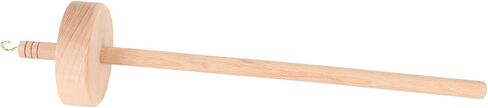 Yarn Making Spindle Fade Comfortable Hand Feel DIY Wooden Yarn Spinner Drop Spindle for Knitting Weaving Crochet Crafts Beech Wood 1 Piece in Saudi Arabia
