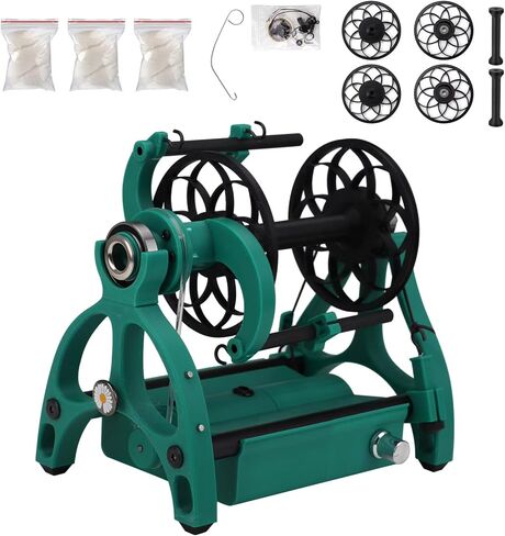 Electric Spinning Wheel, 12V Yarn Wrapping Machine with Speed Control and Forward/Reverse for Yarn Weaving and Mixed Roving Process in Saudi Arabia