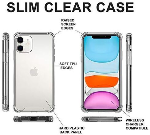 Custom Case For iPhone 12 Pro XR Xs Max 11 Pro Max 14 Pro Case Handwriting Clear Name Initials Monogrammed Cute Hearts Shockproof Protective Cover U194 in Saudi Arabia