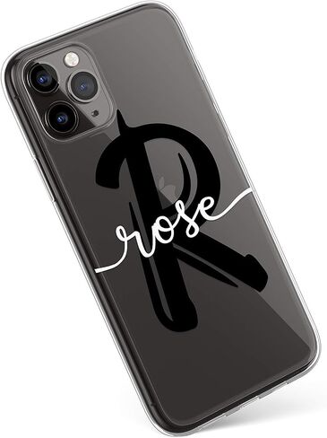 حالة مخصصة لـ iPhone XS MAX XS iPhone 14 Pro Max 7 8 Plus Case Handliting اسم مخصص واضح الأحرف الأولى in Saudi Arabia