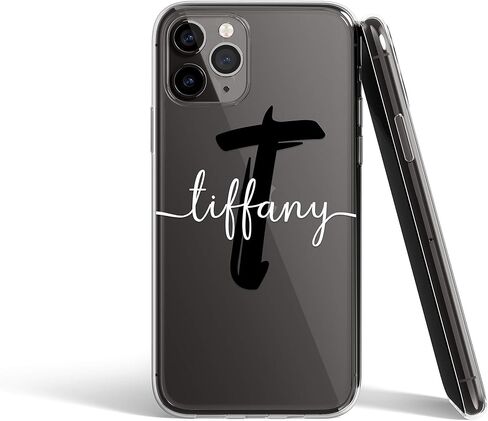 حالة مخصصة لـ iPhone XS MAX XS iPhone 14 Pro Max 7 8 Plus Case Handliting اسم مخصص واضح الأحرف الأولى in Saudi Arabia