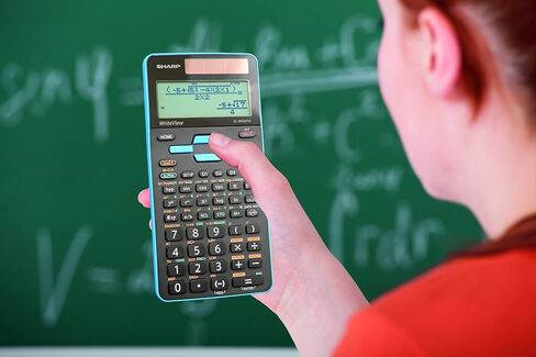 Sharp EL-W535TGBBL Scientific Calculator with WriteView™ 4 Line Display, Black, Blue in Saudi Arabia