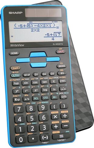 Sharp EL-W535TGBBL Scientific Calculator with WriteView™ 4 Line Display, Black, Blue in Saudi Arabia