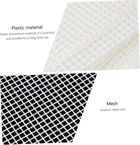 Artibetter Rug Making Tapestry Mesh for DIY Projects Durable Hooking Mesh White Canvas for Carpet Embroidery for Patterns and Crafts in Saudi Arabia