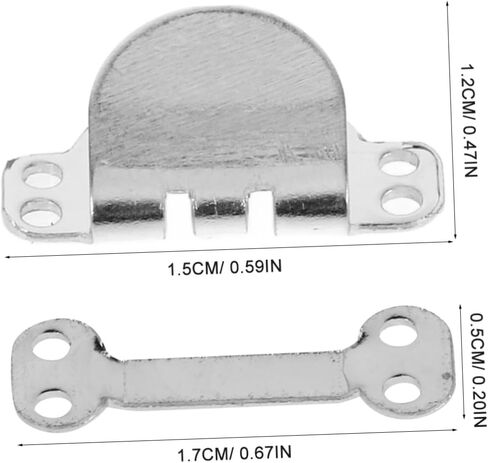 VALICLUD 10sets Sewing Hooks and Eyes Closure Pants Hooks Fasteners for Clothing Repair in Kuwait