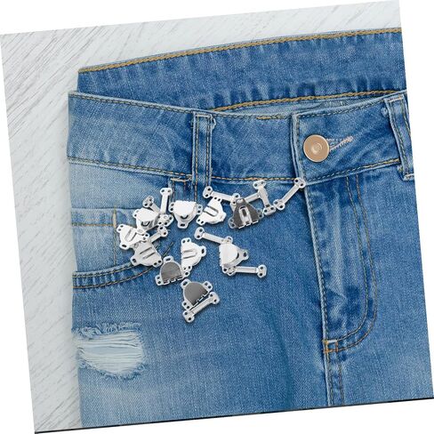 VALICLUD 10sets Sewing Hooks and Eyes Closure Pants Hooks Fasteners for Clothing Repair in Kuwait