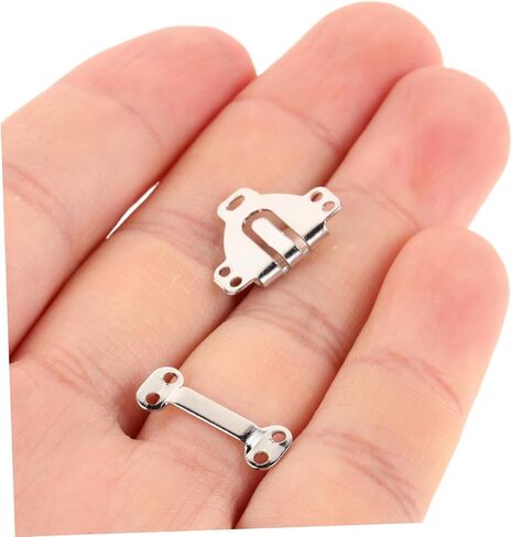 VALICLUD 10sets Sewing Hooks and Eyes Closure Pants Hooks Fasteners for Clothing Repair in Kuwait