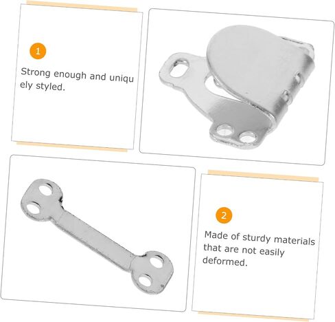VALICLUD 10sets Sewing Hooks and Eyes Closure Pants Hooks Fasteners for Clothing Repair in Kuwait