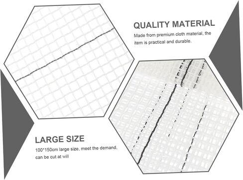 Artibetter 1Pc Blank Rug Hooking Mesh for DIY Carpet Making Lightweight Crochet Mesh Floor Mat Material for Custom Designs Durable for Stitching Patterns and Creative Crafts in Saudi Arabia