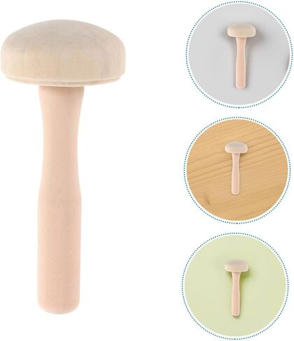 Tehaux 10pcs مصنوعة من خشب الحبر الأسطوانة DIY أداة طباعة الرسم الأسطوانة فرك للديكور المنزلي in Kuwait