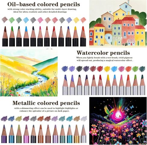 71Pack Drawing Supplies Sketching Kit,Art Supplies for Adults Artists Beginners,Drawing Kit Sketching Pencils with Sketchbook, Colored Watercolor Metallic Graphite Charcoal Pencils in Saudi Arabia