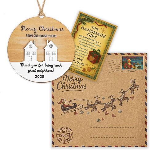 Neighbor Christmas Ornaments 2025, Meaningful Ornament for Neighbors, Best Neighbor Ornament Gift, Neighbor Gifts for Christmas, Holiday Ornaments, Neighbors and Friends Gifts Ideas Keepsake in Saudi Arabia