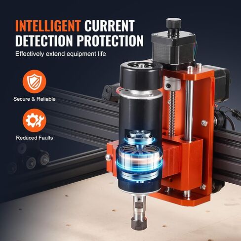 VEVOR 40 قطعة من رؤوس التوجيه باستخدام الحاسب الآلي، ساق 1/8 بوصة، مجموعة لقم نحت الطحن باستخدام الحاسب الآلي، بما في ذلك 2-فلوت أنف مسطح ومطحنة نهاية أنف كروية، معطف نانو أزرق ومعطف تيتانيوم لقم CNC، لآلة الطحن in Kuwait