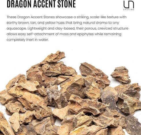 UNS Accent Stone - Aquascaping Hardscape for Freshwater Aquarium Aquascape - Shrimp, Turtle, Betta Fish Tank Decoration - Blue Gray Substrate Gravel for Terrariums - Seiyru Mountain Gravel, 3 lb in Saudi Arabia