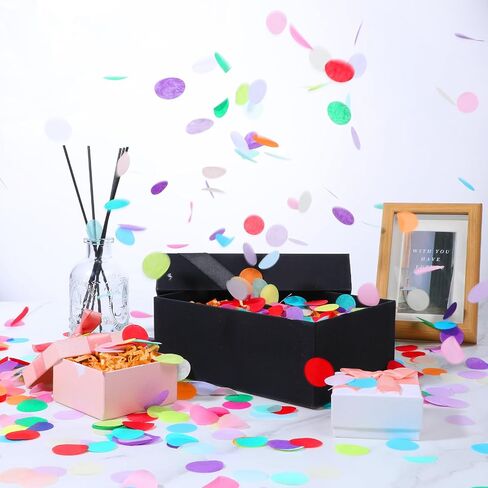 ورقة حلويات ، 5000 PCS 1 بوصة مائدة مستديرة متعددة الألوان Confetti قوس قزح الأنسجة دوائر الورق ل DIY مهرجان حفل زفاف الحرف DIY Scrapbooking زفاف الزفاف in Kuwait