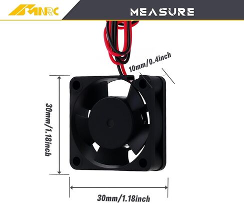 4Pcs Plastic 30mm RC Car Brushless Motor ESC Cooling Fan Heatsink Compatible with 1/10 1/12 1/8 HSP HPI Wltoys Himoto Tamiya Redcat Upgrades Parts in Saudi Arabia