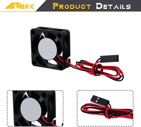 4Pcs Plastic 30mm RC Car Brushless Motor ESC Cooling Fan Heatsink Compatible with 1/10 1/12 1/8 HSP HPI Wltoys Himoto Tamiya Redcat Upgrades Parts in Saudi Arabia