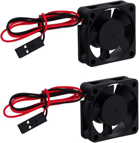 4Pcs Plastic 30mm RC Car Brushless Motor ESC Cooling Fan Heatsink Compatible with 1/10 1/12 1/8 HSP HPI Wltoys Himoto Tamiya Redcat Upgrades Parts in Saudi Arabia