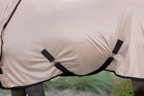 TuffRider Miller's Combo Neck Fly Sheet for Horses -Rose/Beige -72 in Saudi Arabia