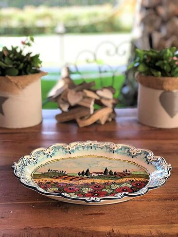 Ceramiche d'Arte Parrini - الفخاء الخزفي الإيطالي باليد المطلية باليد الخشخاش الصينية المصنوعة في إيطاليا توسكان in Kuwait
