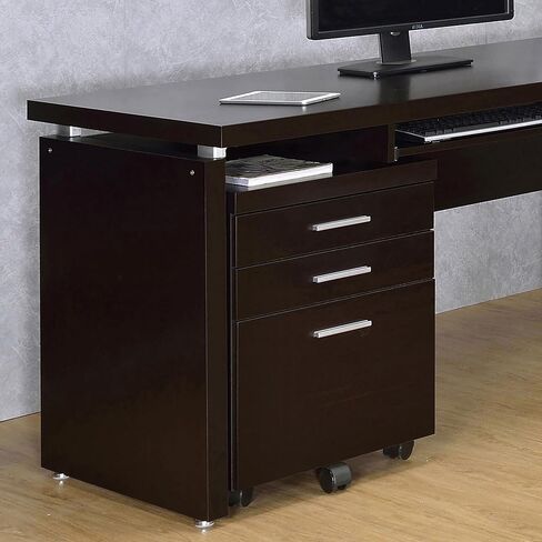 تعظيم الكفاءة مع خزانة ملفات كابتشينو 3-Drawer ، ومساحة تخزين واسعة ، وتصميم أنيق للمكتب أو الاستوديو in Kuwait