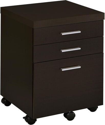 تعظيم الكفاءة مع خزانة ملفات كابتشينو 3-Drawer ، ومساحة تخزين واسعة ، وتصميم أنيق للمكتب أو الاستوديو in Kuwait