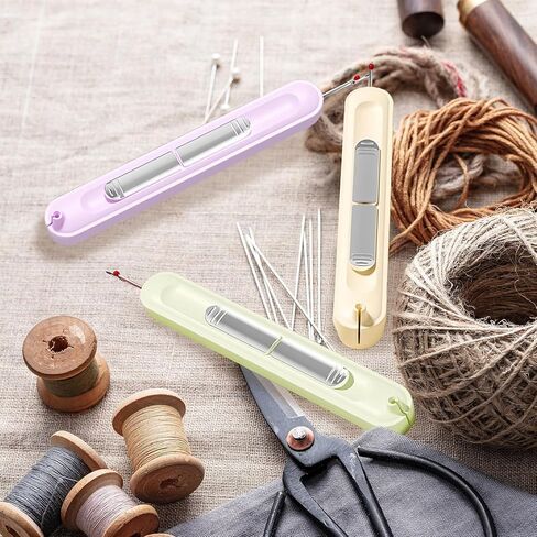 تم ترقيته الجديد 2 في 1 threader eedle threader ， eedle threadle for the thich stitch tool ، mini seamripper المحمولة ، لمستلزمات خياطة كروية كروية cross （3 pcs） in Saudi Arabia