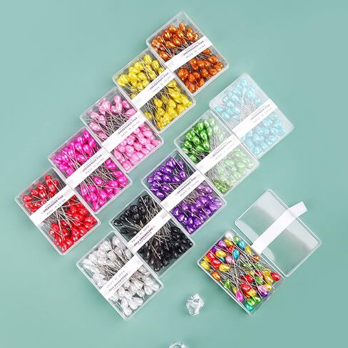 50pcs دبوس خياطة ملون طويل لخياطة خياطة خياطة خياطة خياطة لخيمة in Kuwait