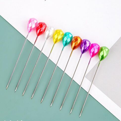 50pcs دبوس خياطة ملون طويل لخياطة خياطة خياطة خياطة خياطة لخيمة in Kuwait