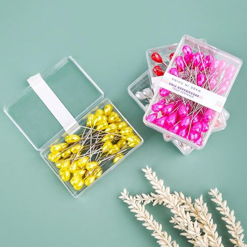50pcs دبوس خياطة ملون طويل لخياطة خياطة خياطة خياطة خياطة لخيمة in Kuwait