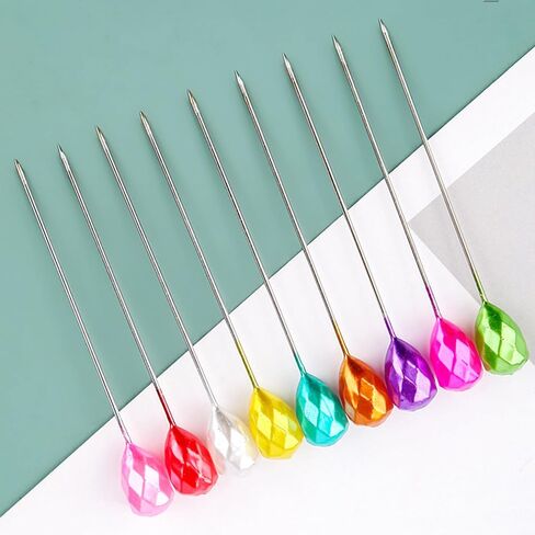 50pcs دبوس خياطة ملون طويل لخياطة خياطة خياطة خياطة خياطة لخيمة in Kuwait