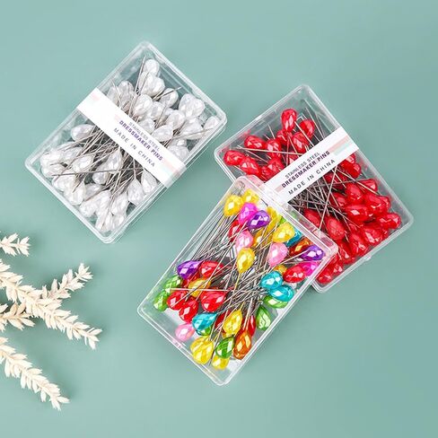 50pcs دبوس خياطة ملون طويل لخياطة خياطة خياطة خياطة خياطة لخيمة in Kuwait