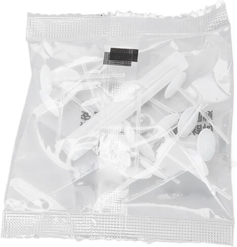 حاف مقاطع 16pcs | ترحح Duvet Bunny يحافظ على المعزي من التحول | دبابيس صفيحة السرير الزخرفية لحاف/ستائر/وسائد | إطلاق زر سهل ، لا ضرر (أبيض) in Kuwait