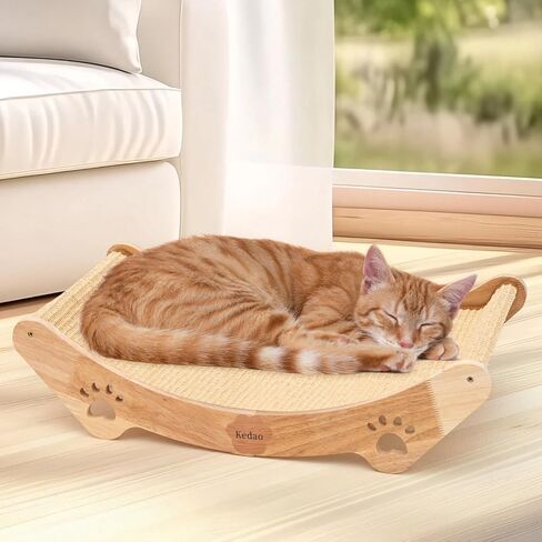 KEDAO SISAL CAT SCRECKER BED SCREAR CATS INDOOR CATS AMMOCK ATTLEST CATTY CAT SCRINGER CATS WOODEN CATS FAD in Kuwait