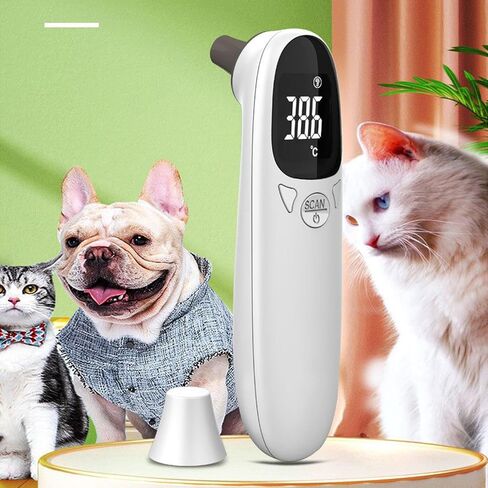 Cat Temperature Meter | Digital Pet Thermograph,Gauge Instant Portable Thermograph for Cattle Indoor Pigs Horse Cats Livestocks Health Dogs in Saudi Arabia