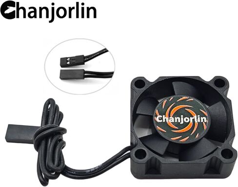 2Pack RC Car Motor Cooling Fan 25mm 30mm 40mm 50mm High Speed Heatsink 28000RPM ESC Fans for 1/8 1/7 1/10 1/12 Scale Truck Off Road Crawler Car Boat 540 550 Brushless Brushed Motors (25mm) in Saudi Arabia