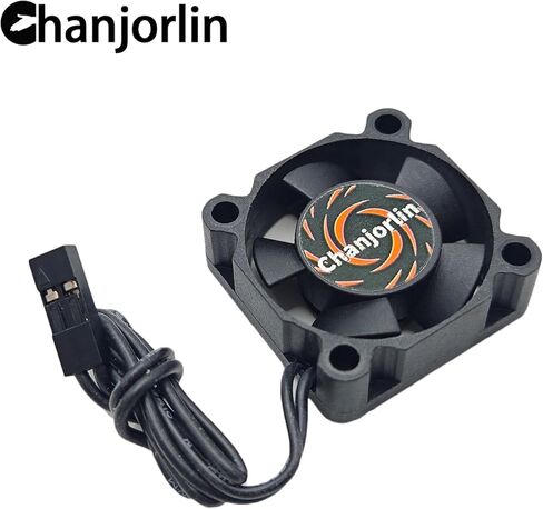 2Pack RC Car Motor Cooling Fan 25mm 30mm 40mm 50mm High Speed Heatsink 28000RPM ESC Fans for 1/8 1/7 1/10 1/12 Scale Truck Off Road Crawler Car Boat 540 550 Brushless Brushed Motors (25mm) in Saudi Arabia